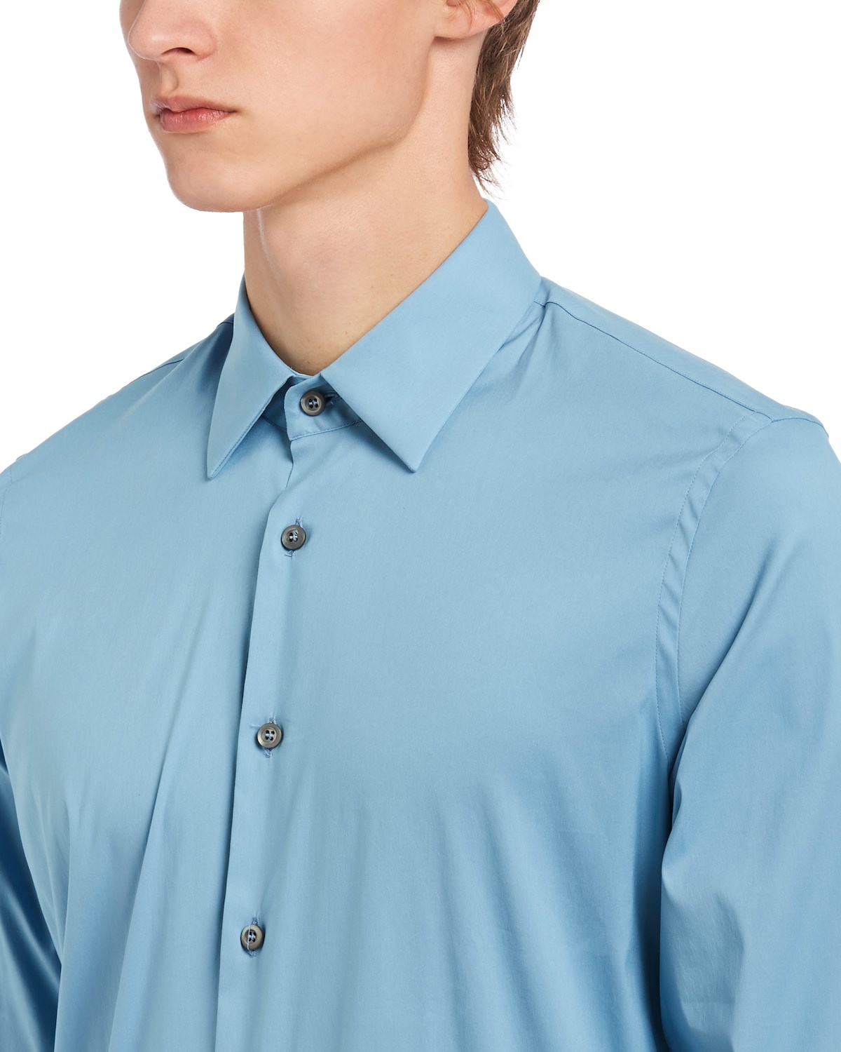 Stretch Poplin Shirt - 5