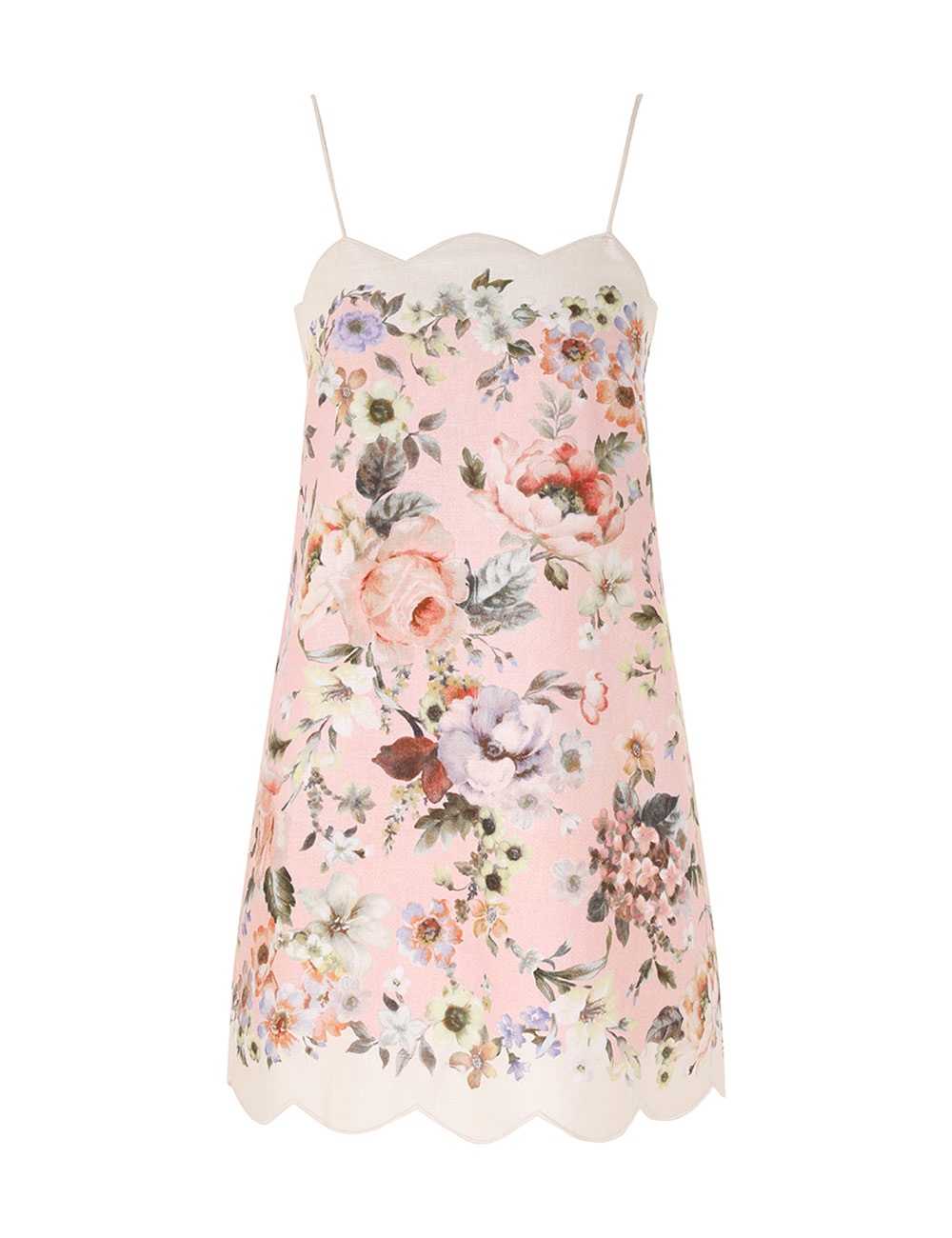 ACACIA SCALLOP MINI DRESS - 1