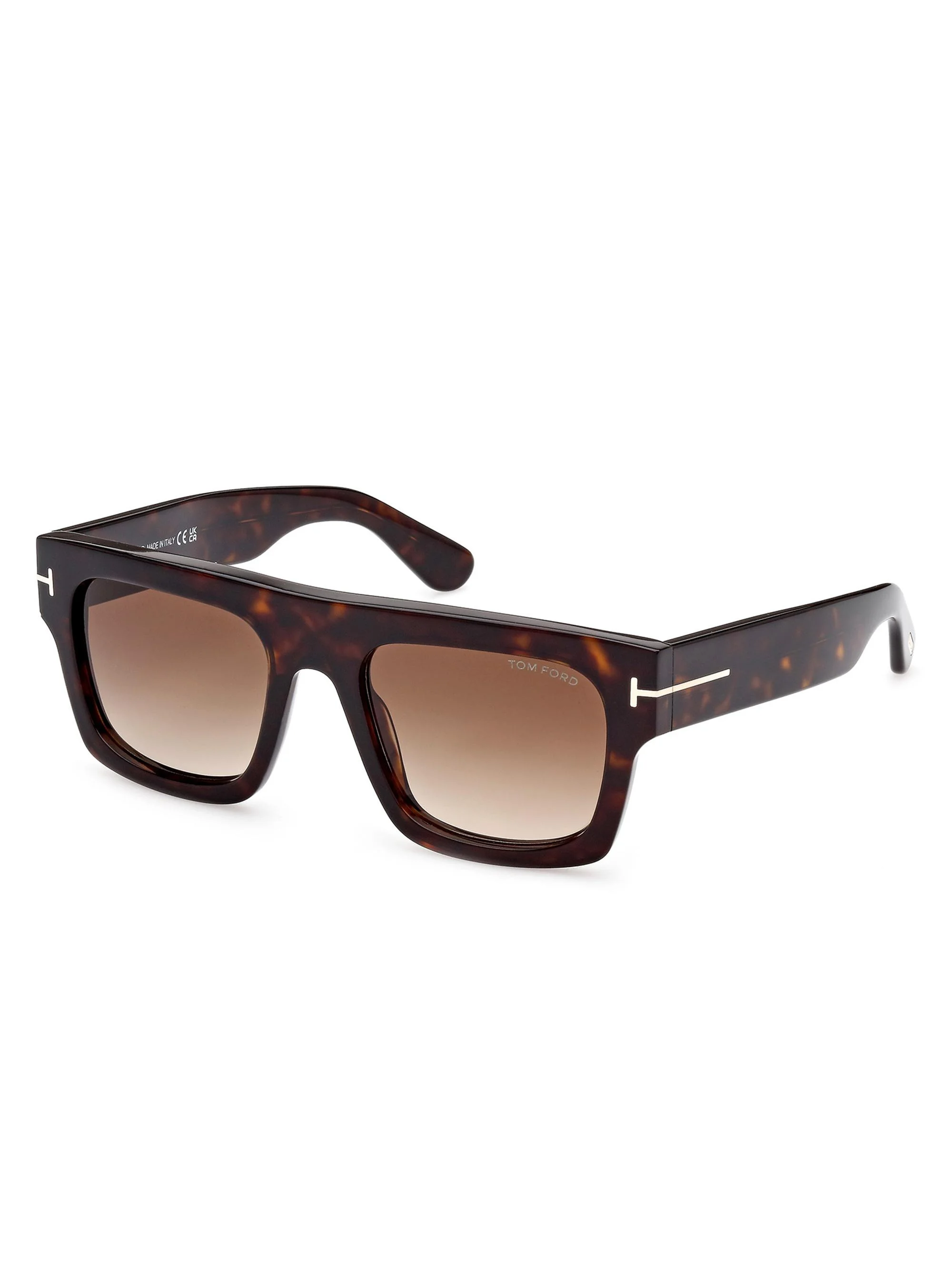 Women's 53MM Geometric Sunglasses - Havana - 1
