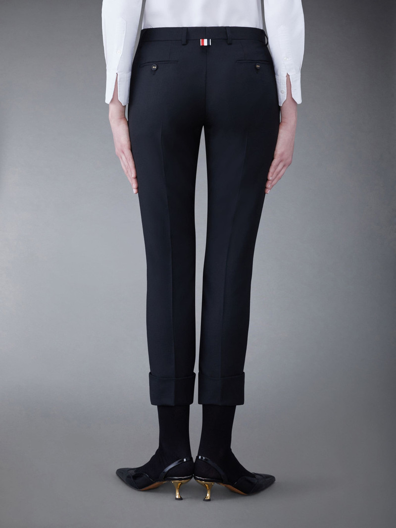 Thom Browne Twill Low Rise Cigarette Trouser outlook