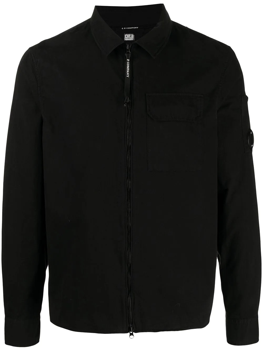 emerised gabardine zipped shirt - 1