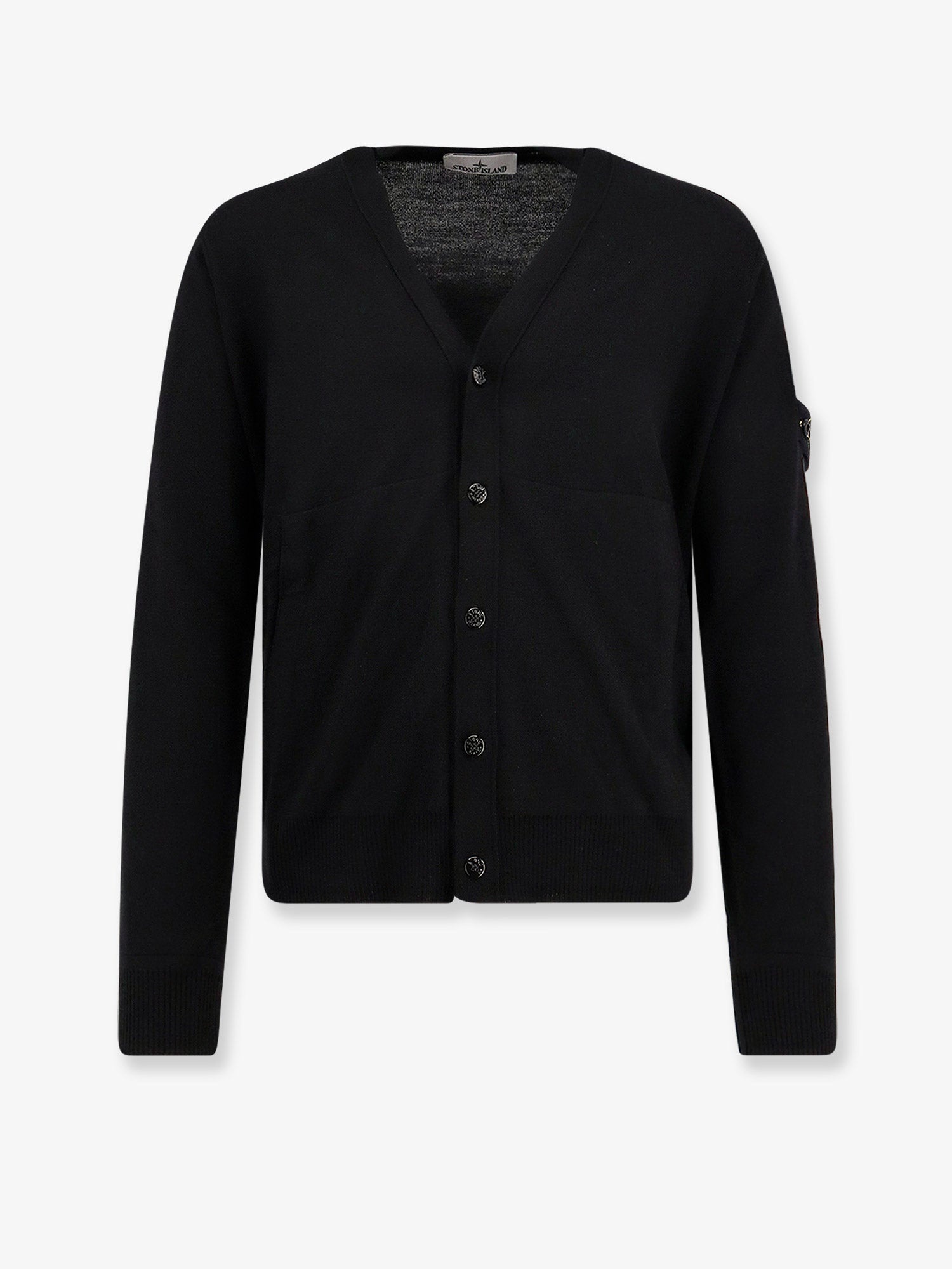 Stone Island Virgin Wool Cardigan - 1