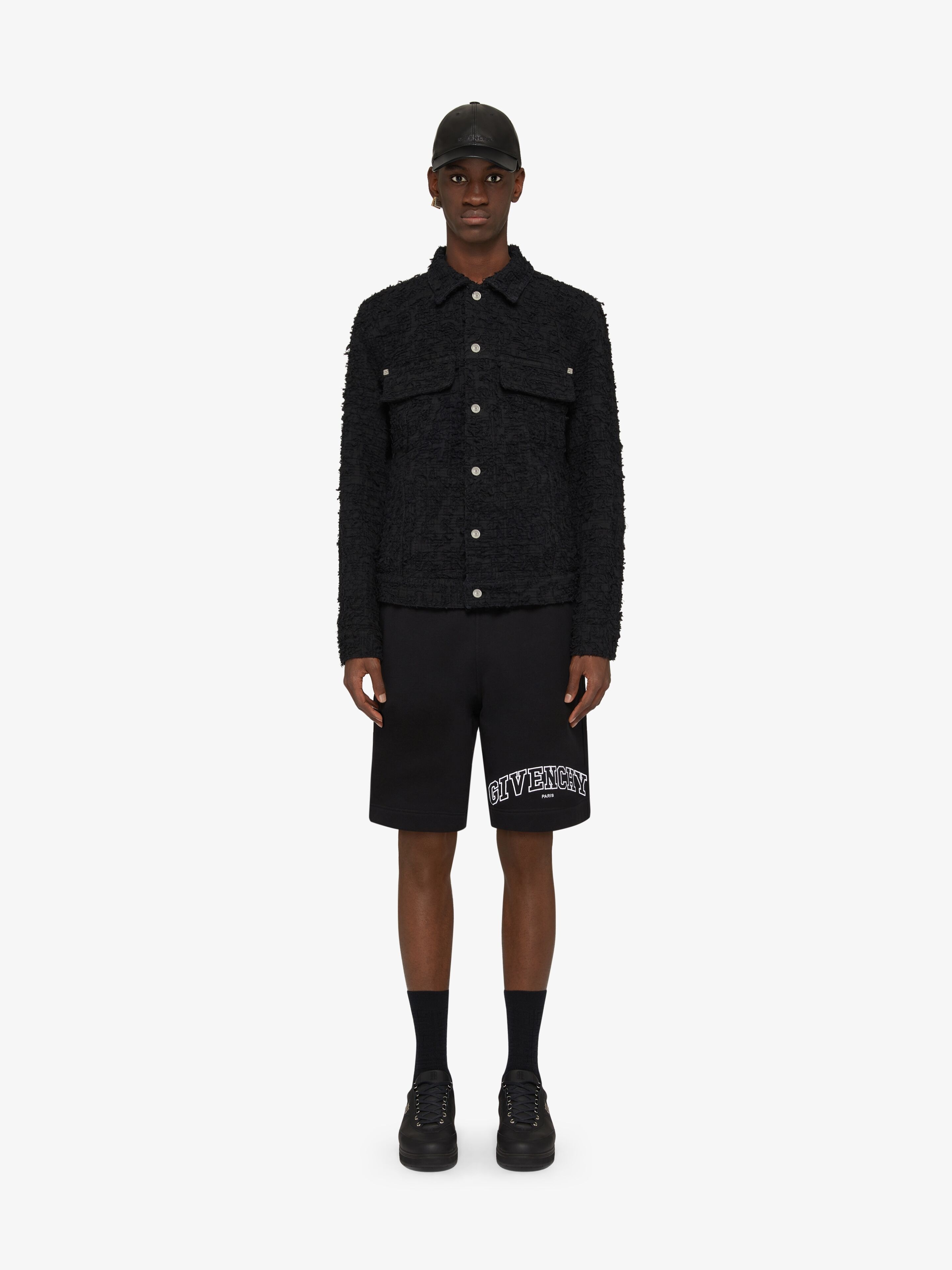 GIVENCHY COLLEGE BERMUDA SHORTS IN FLEECE - 2
