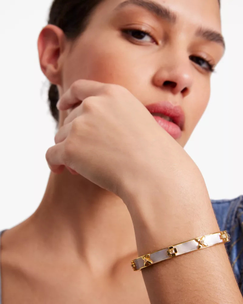 Heritage Bloom Hinged Bangle 3