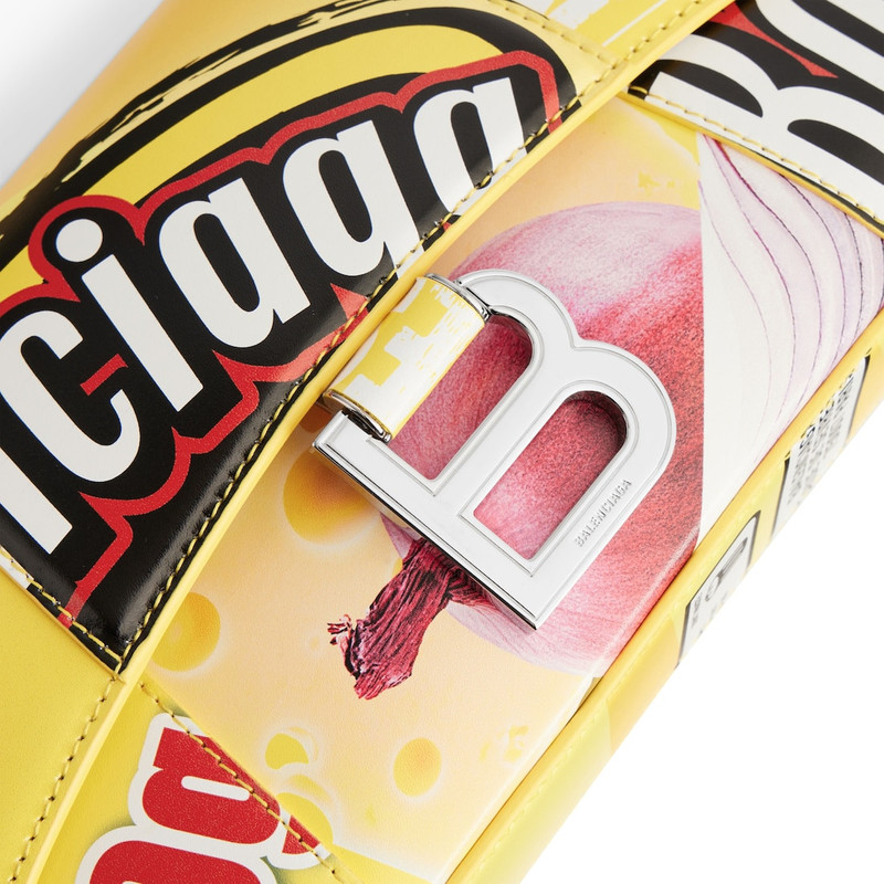 Women's Hourglass Sling Bag Small in Yellow 6