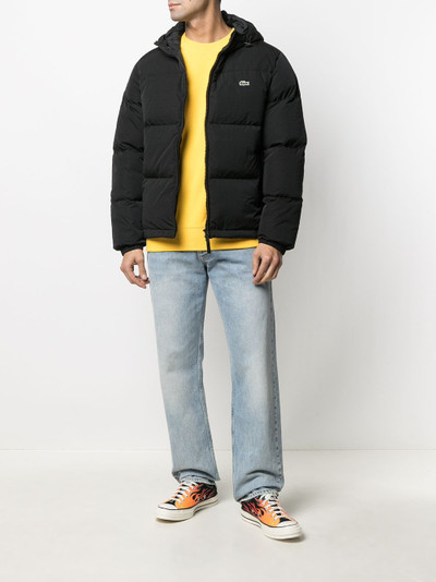 LACOSTE feather down hooded jacket outlook