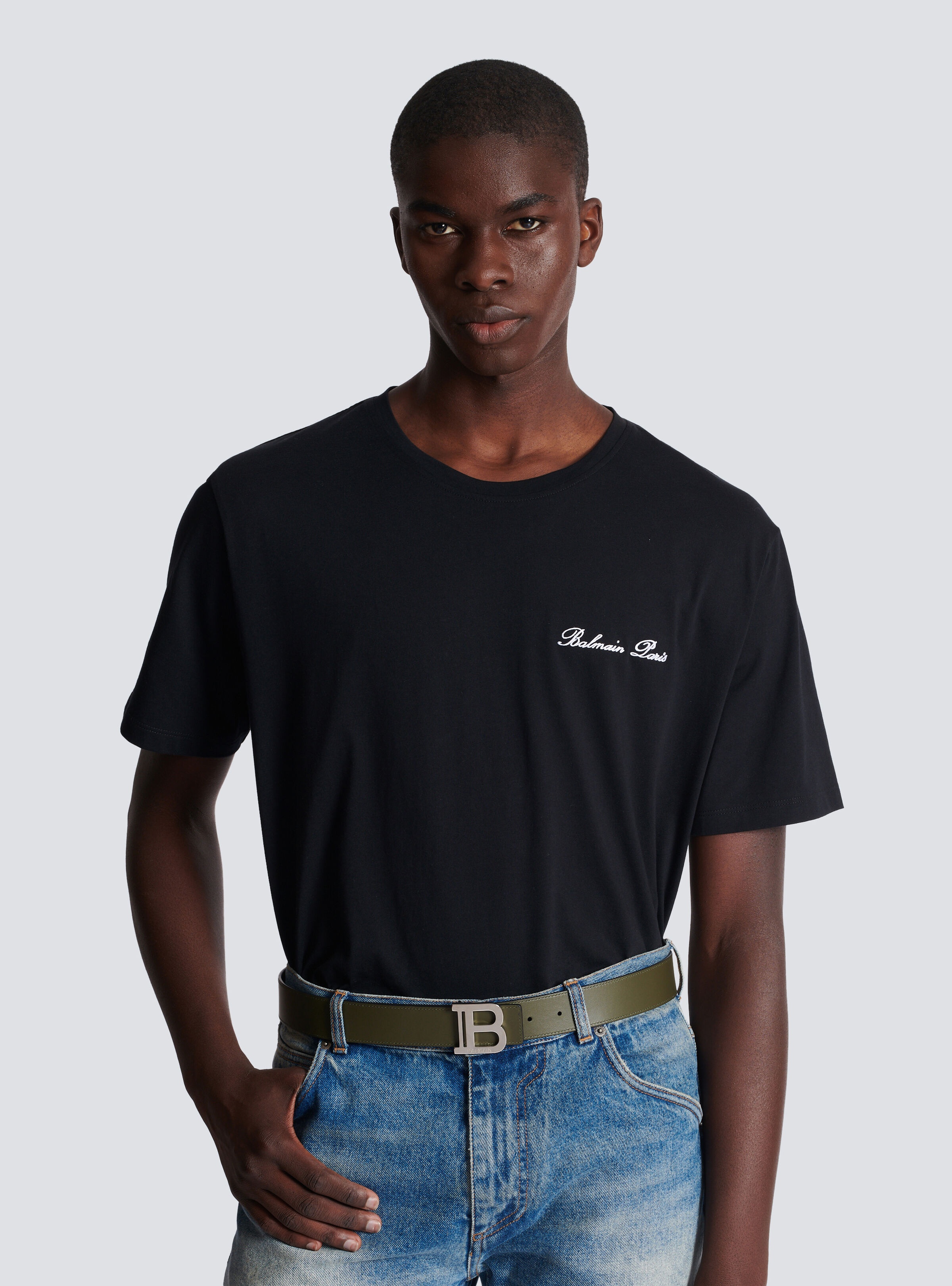 Reversible leather B-Belt - 2