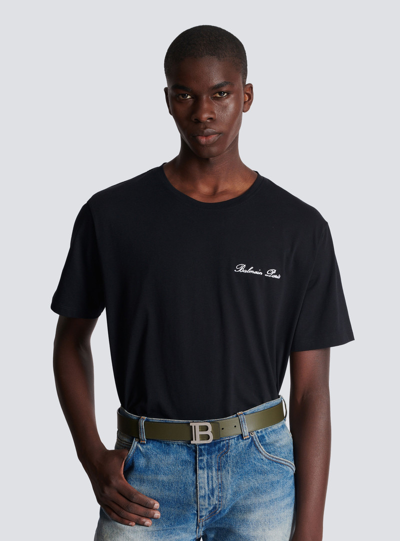 Balmain Reversible leather B-Belt outlook