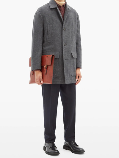 Brunello Cucinelli Single-breasted cashmere coat outlook