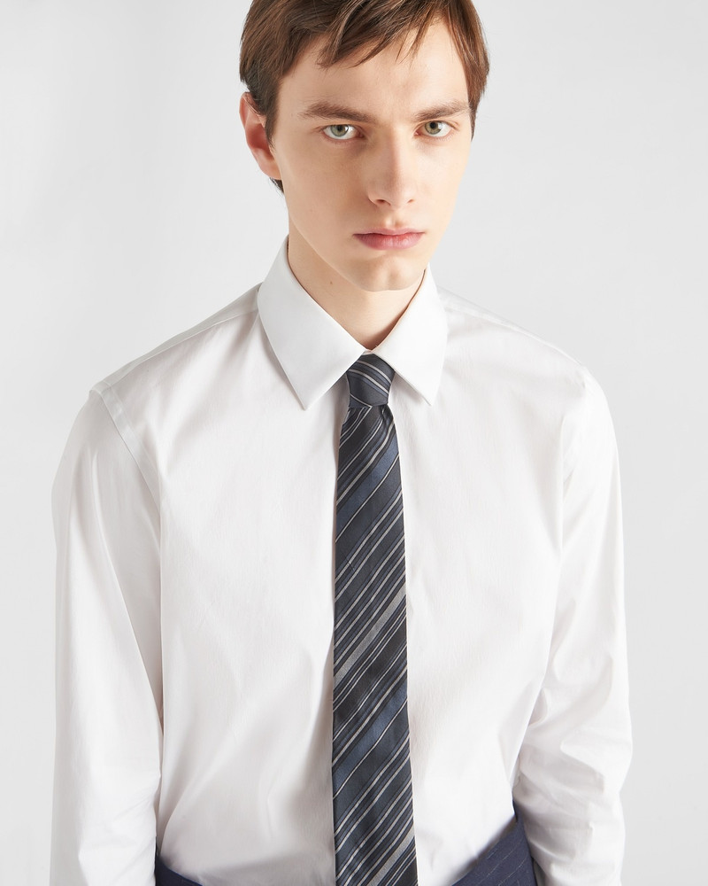 Prada Regimental silk tie outlook