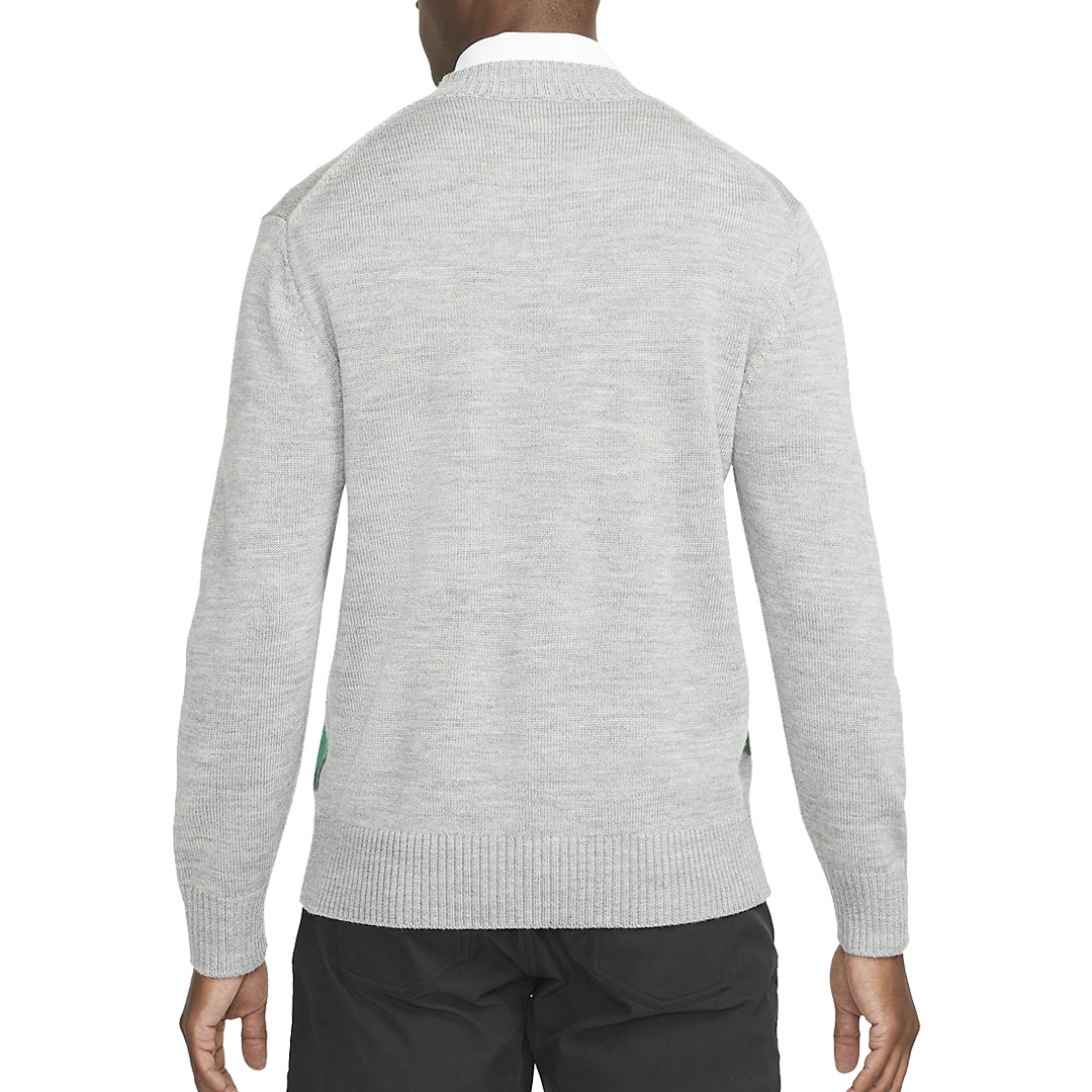 Nike Tiger Woods Knit Golf Crew Sweater 'Grey' DA4151-063 - 2