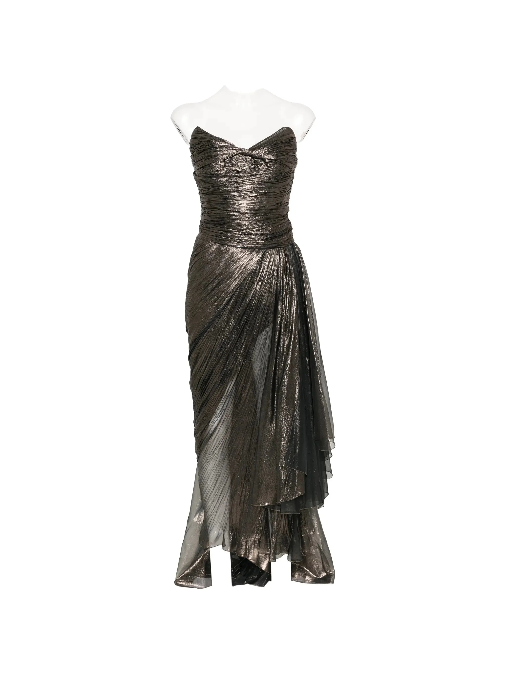 Maria Lucia Hohan Metallic-effect Lace-up Dress - 1