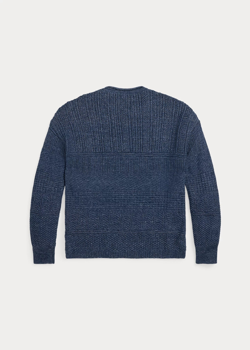 RRL by Ralph Lauren Cotton-Linen Rollneck Sweater outlook