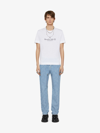 Givenchy JEANS IN 4G DENIM WITH ZIPS outlook