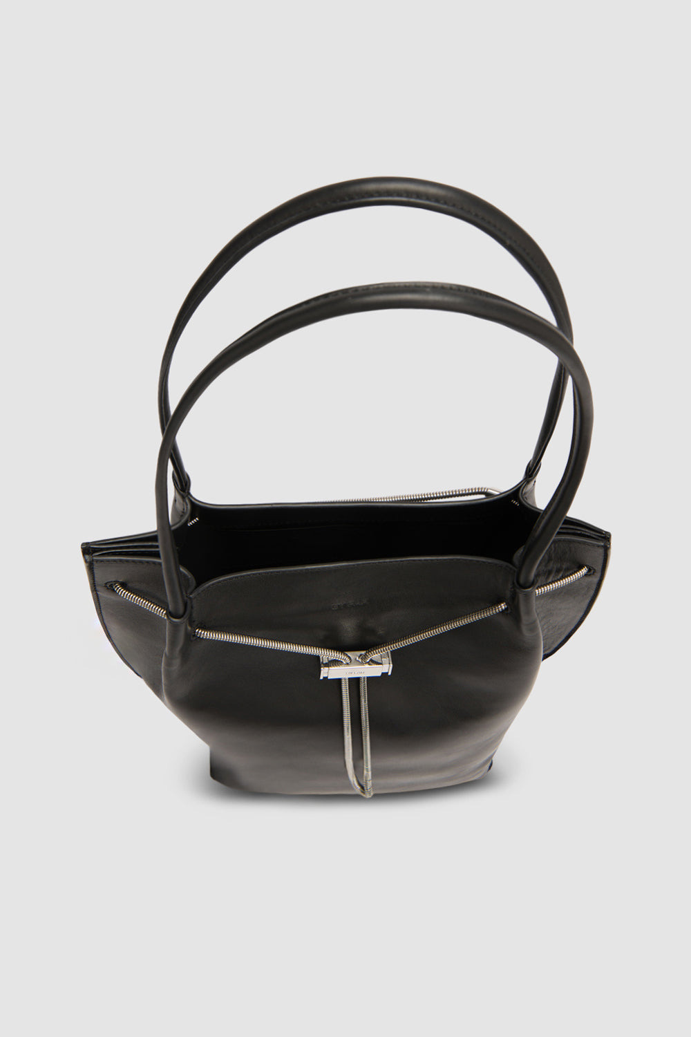 Kayla Black Nappa Leather Shoulder Bag - 4