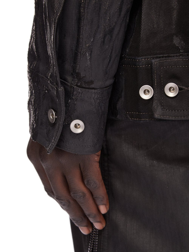 Black Hollywood Jumbo Worker Denim Jacket 7