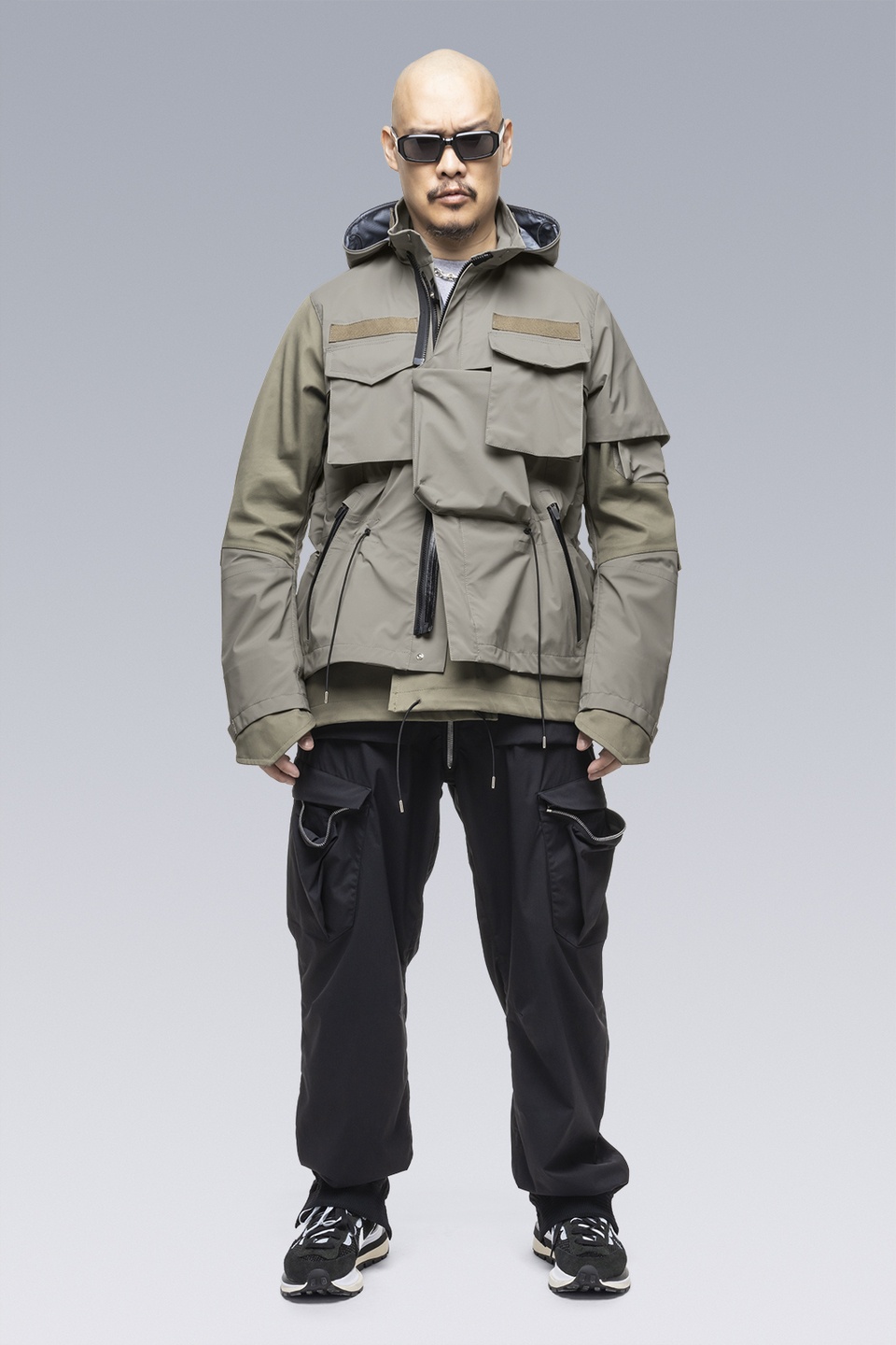 SAC-J2761 sacai / ACRONYM Field Jacket Alpha Green - 11