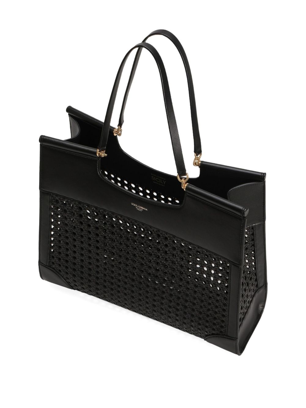 logo-stamp tote bag - 5