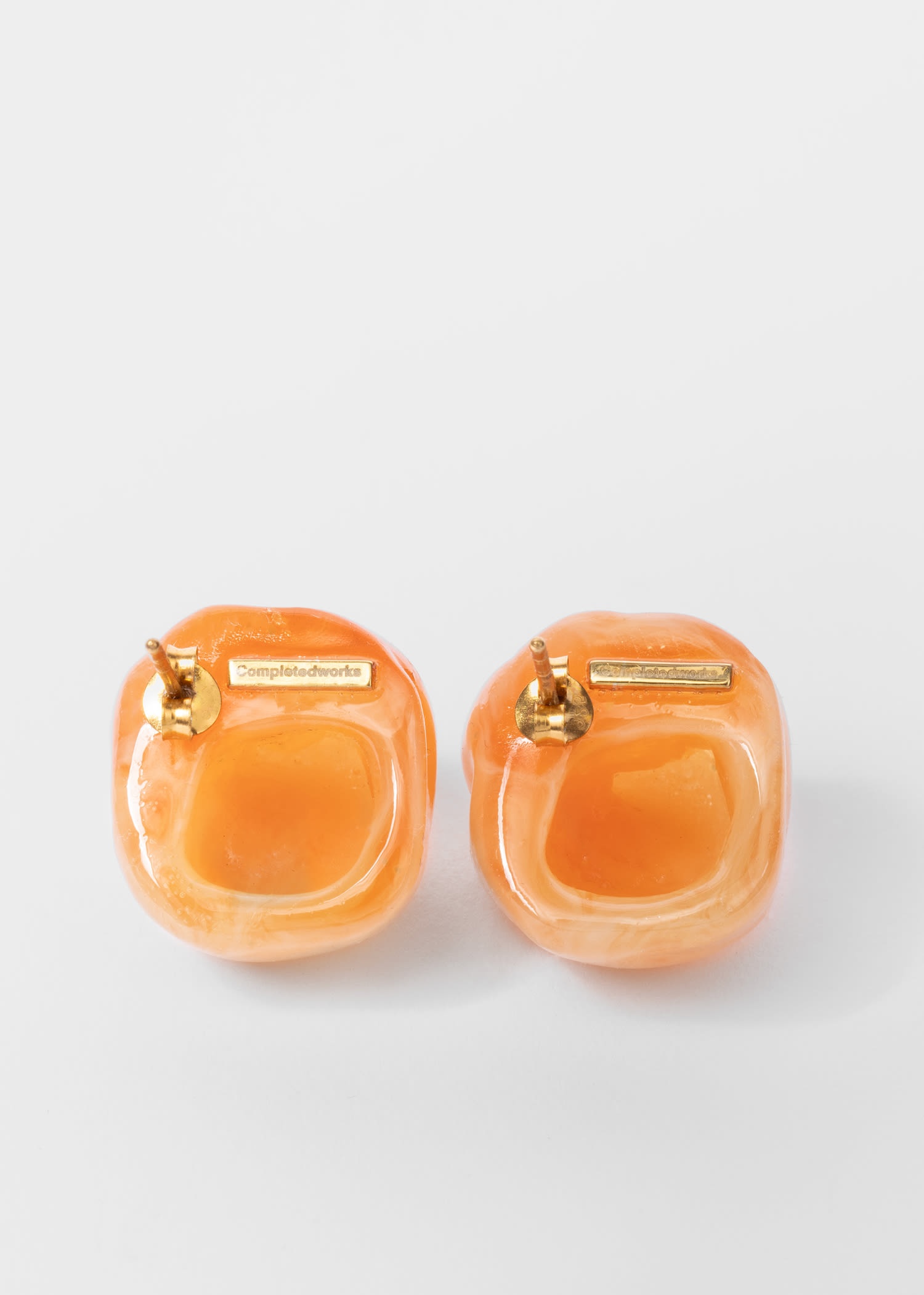 Organic Shape Bio-Resin Earrings by Completedworks - 2