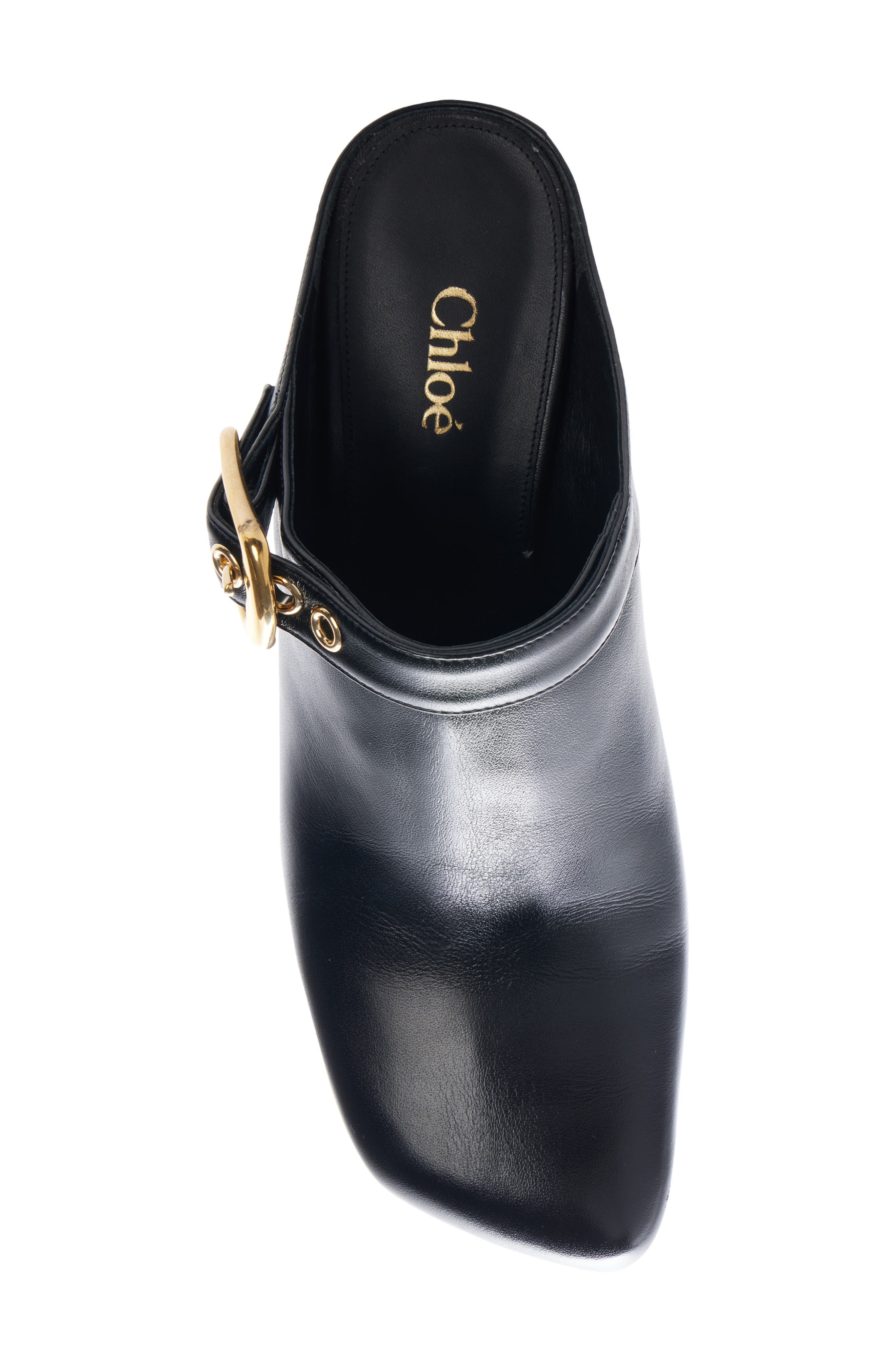 Chloé Andrea Buckle Detail Mule in Black at Nordstrom - 4