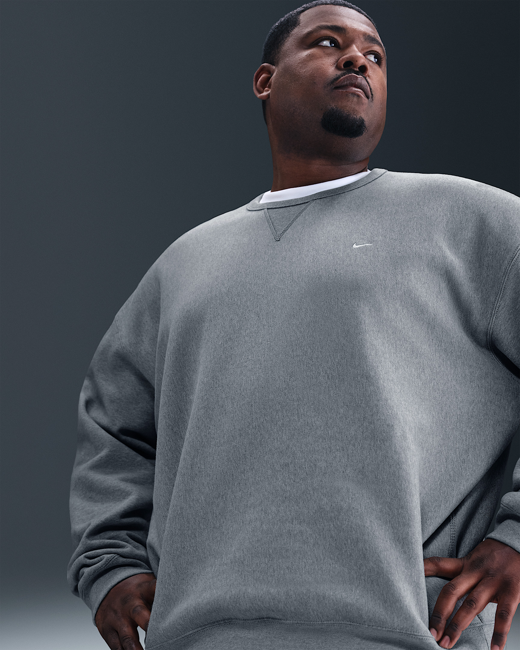 Nike Solo Swoosh Men's Fleece Crew - 11