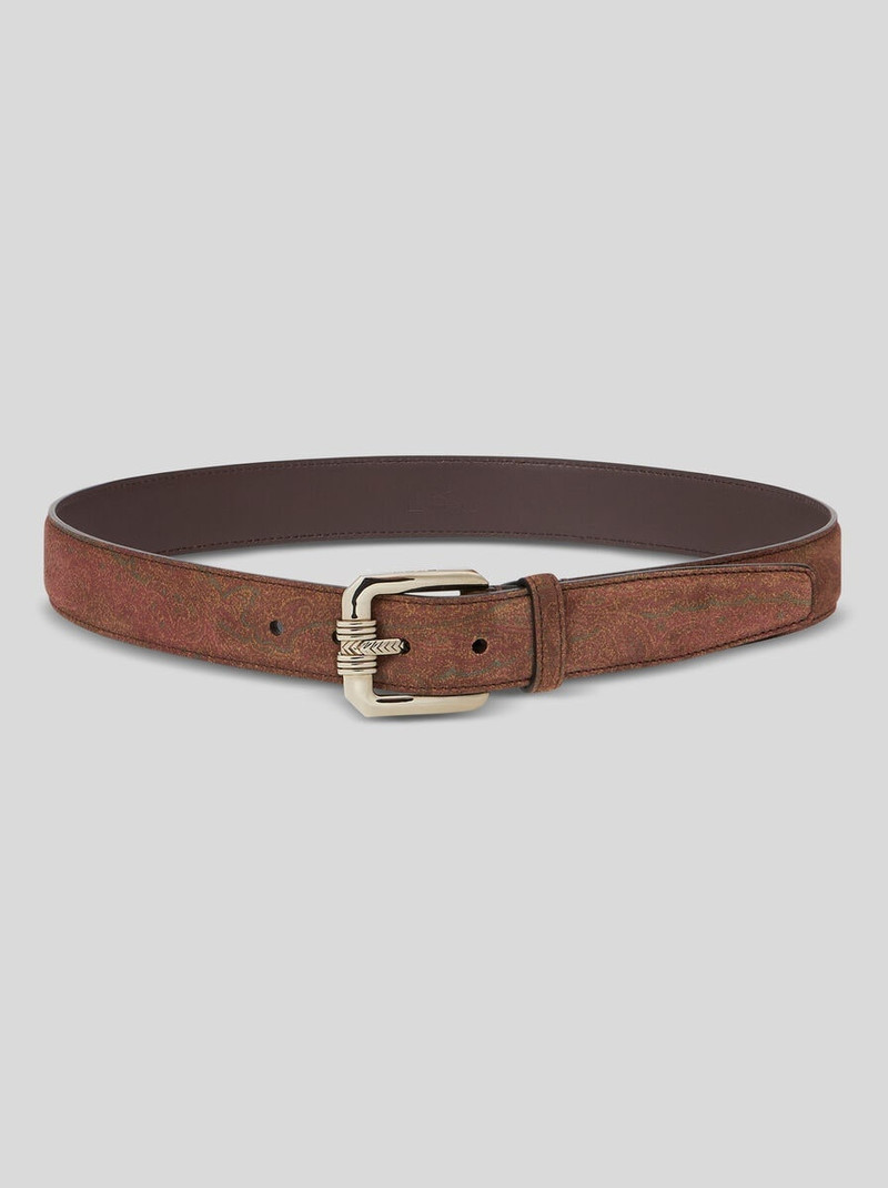 PRINTED SUEDE BELT 1