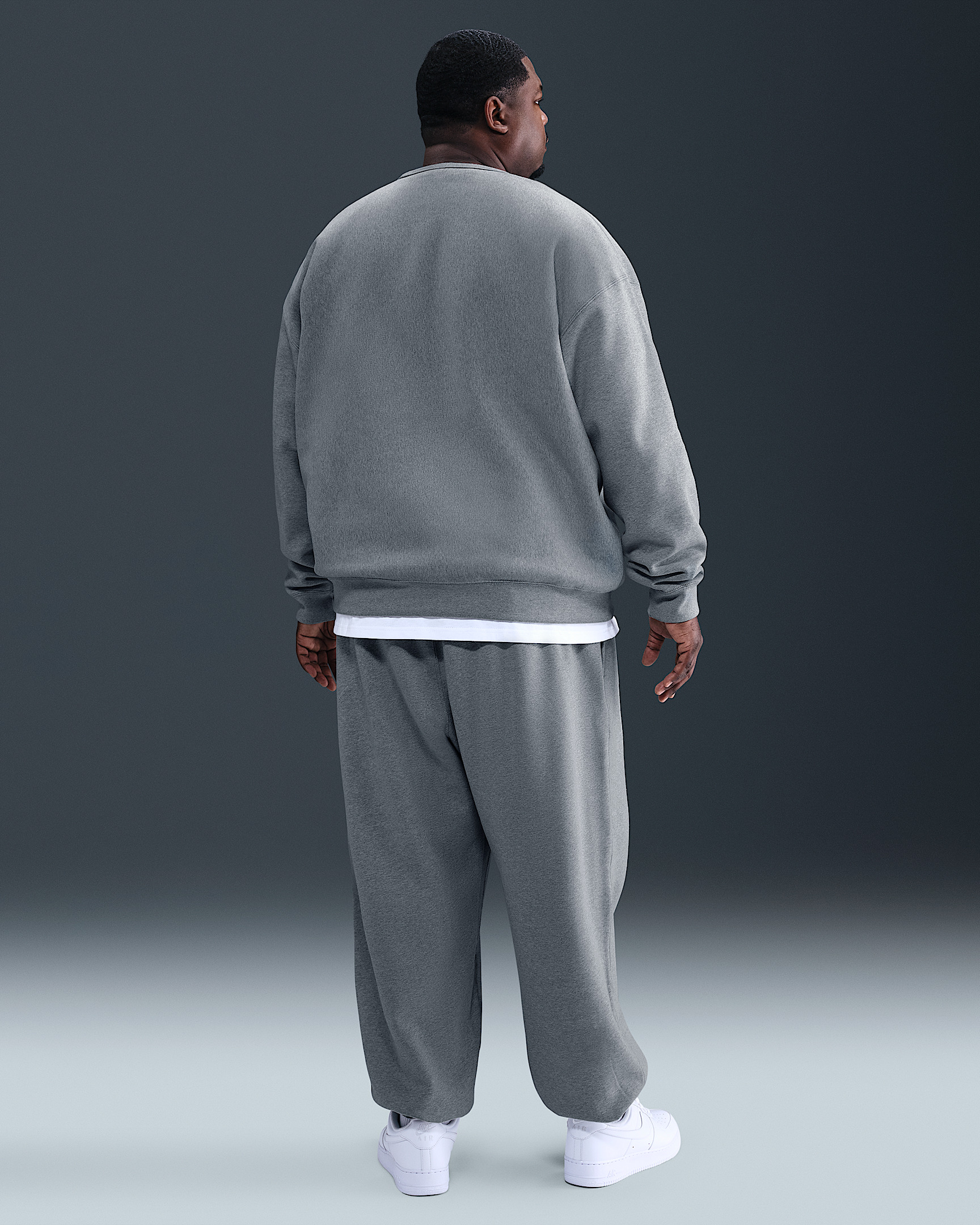 Nike Solo Swoosh Men's Fleece Crew - 10