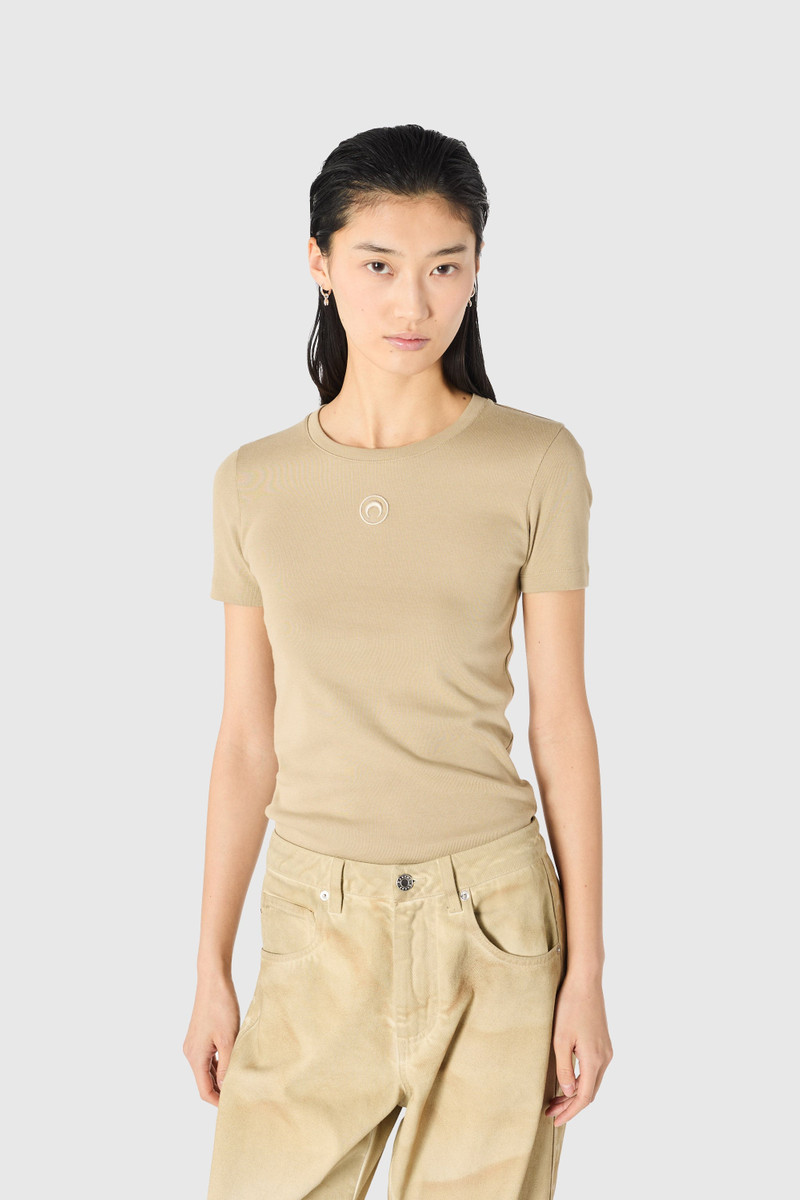 Marine Serre MOON LOGO BABY FIT T-SHIRT outlook