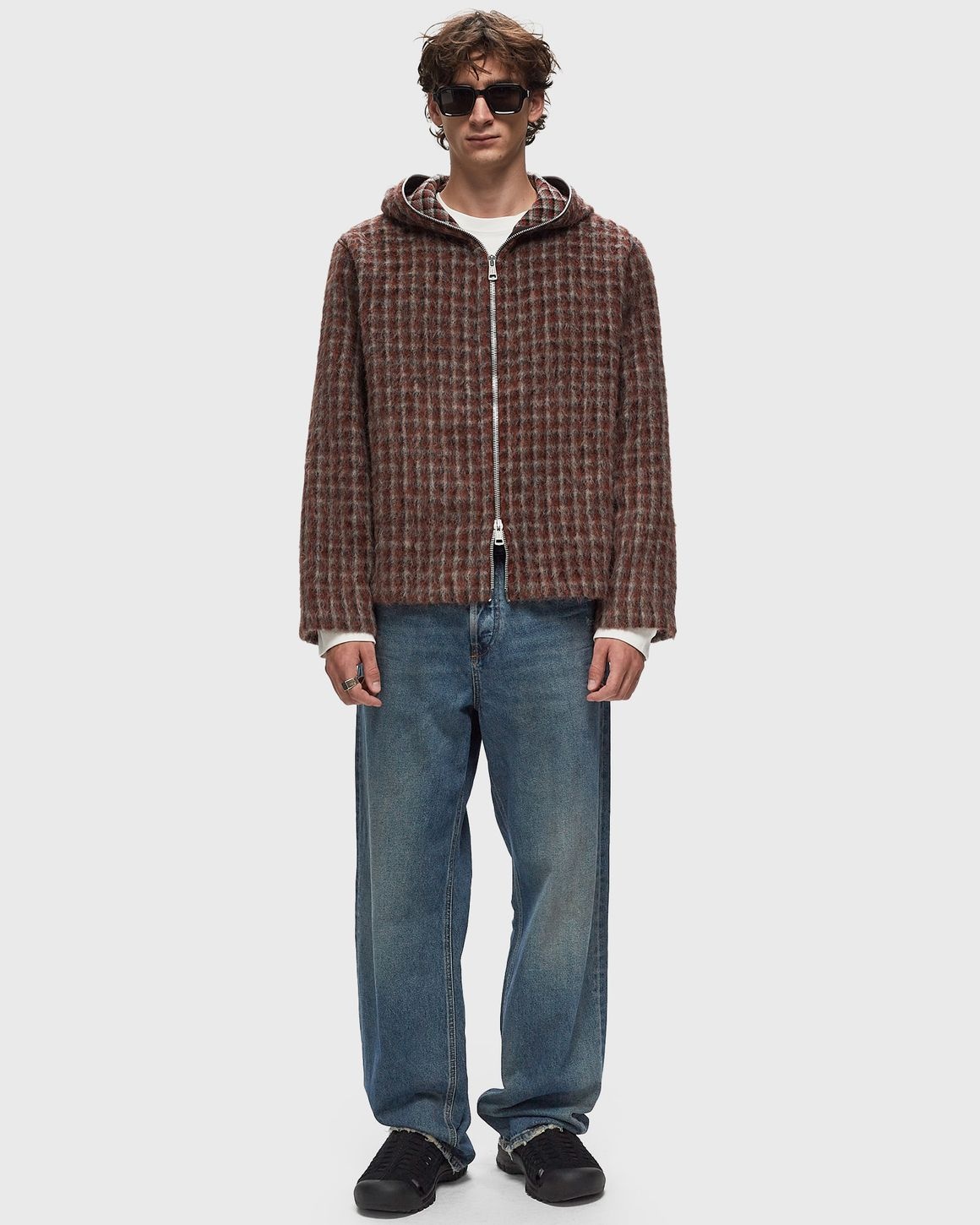 Our Legacy Full Zip Hood Boston Check | REVERSIBLE