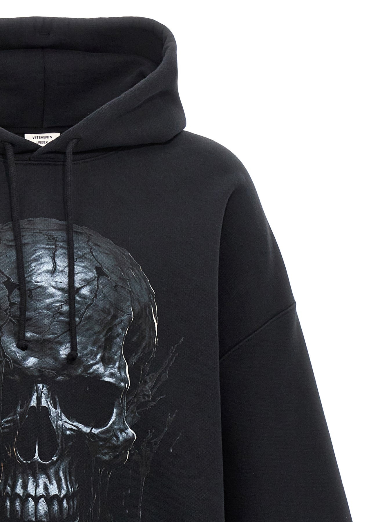 【VETEMENTS】ブラック Skull l フーディ VETEMENTS - vetements SKULL short フーディーの通販 by 3