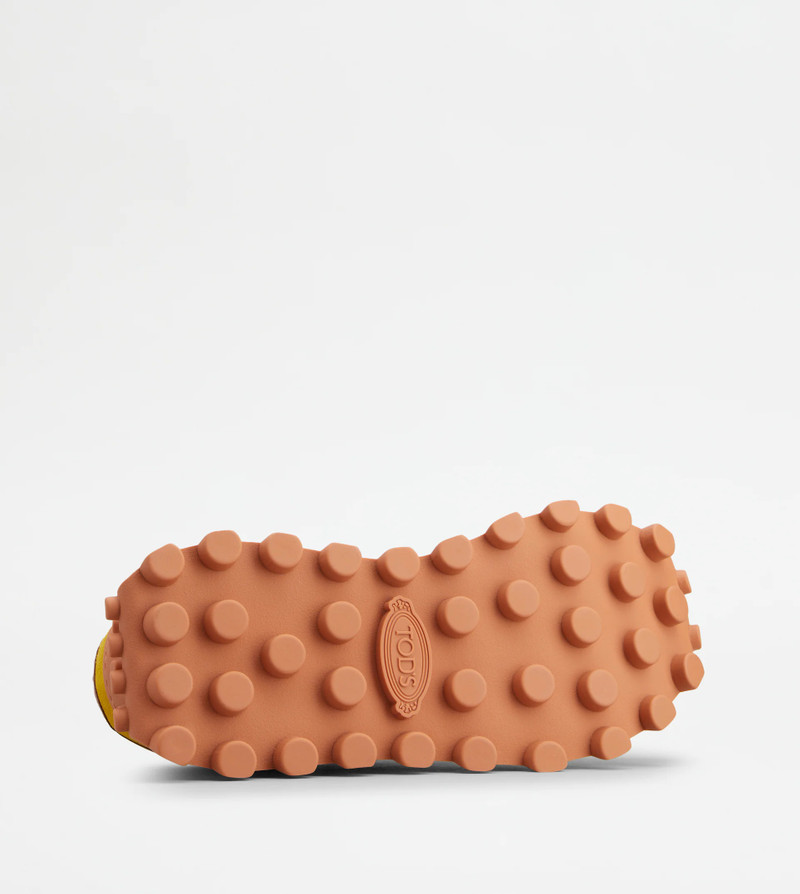 SNEAKERS TOD'S 1T IN SUEDE AND FABRIC - YELLOW, BLACK, BROWN 5