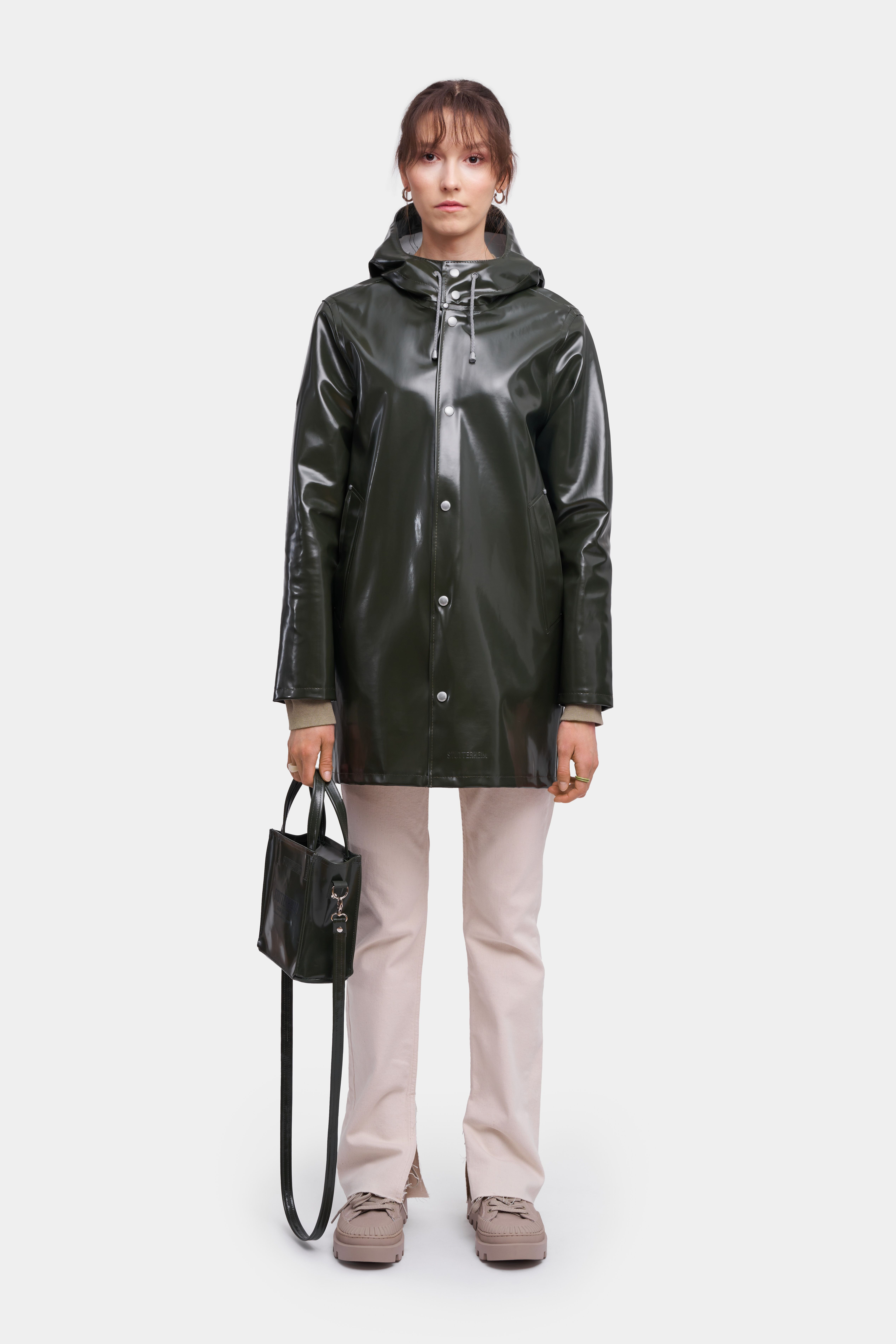 Stockholm Opal Raincoat Green - 2