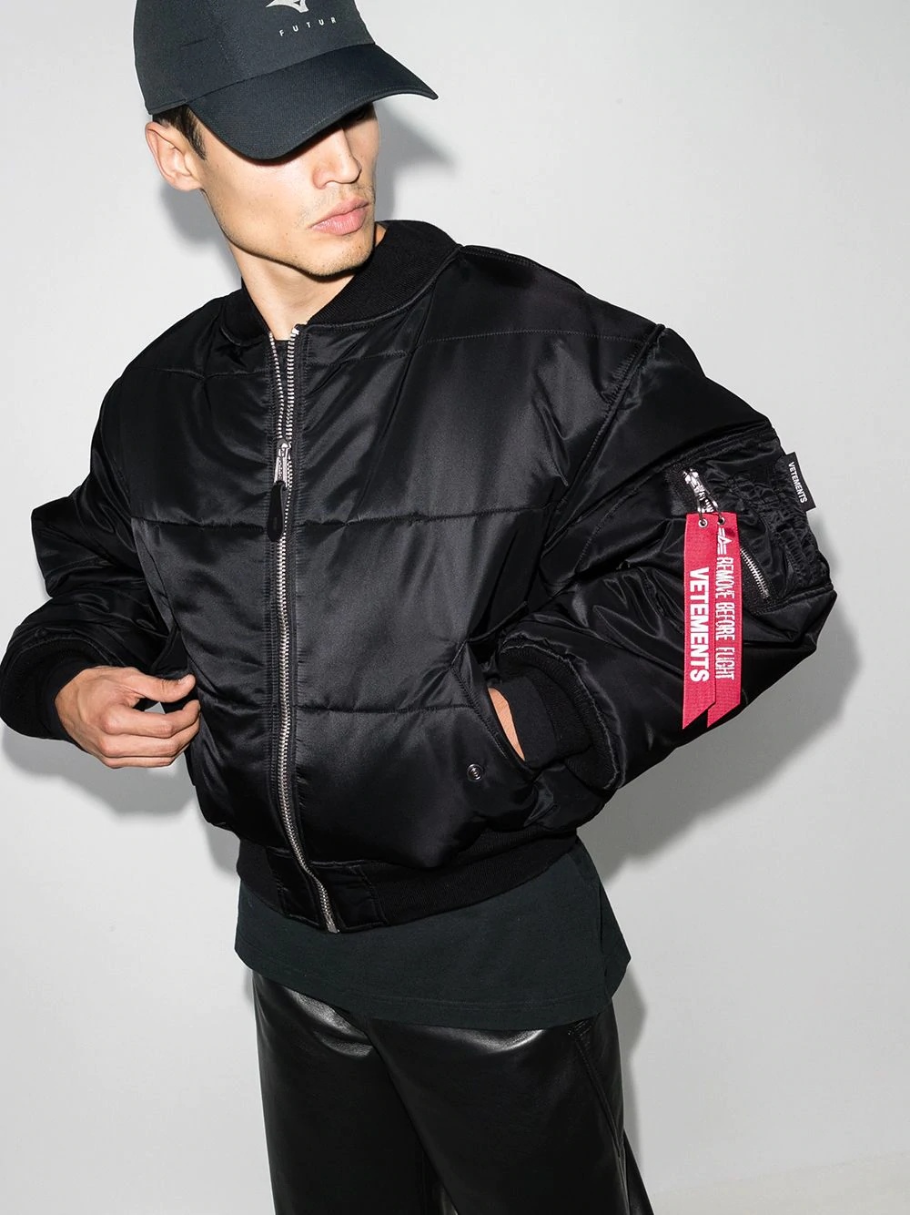 reversible shell bomber jacket - 2