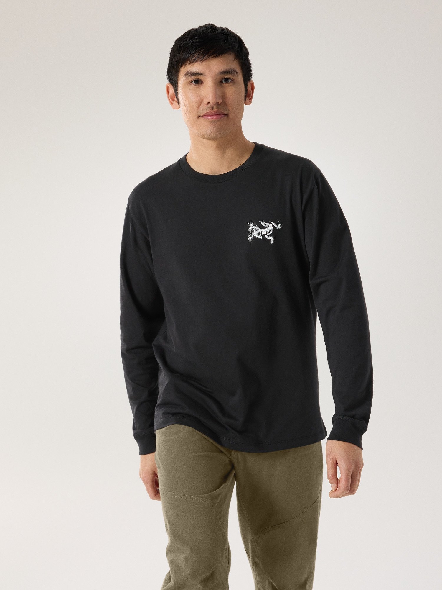 【ARC`TERYX】 25SS Crag Supima Cotton Bird Tile LS Man Arc'teryx Kragg SL Cotton Bird Tile Shirt LS | REVERSIBLE