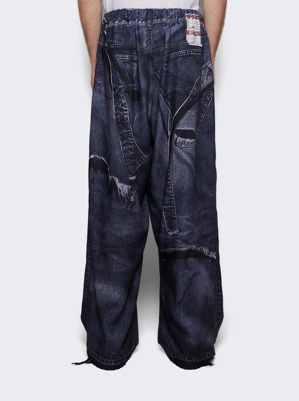 T.a.t.a Trompe-l'oeil Denim Pants - 4