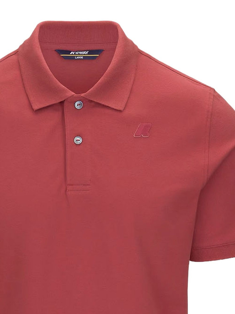 K-WAY logo-embroidered polo shirt outlook