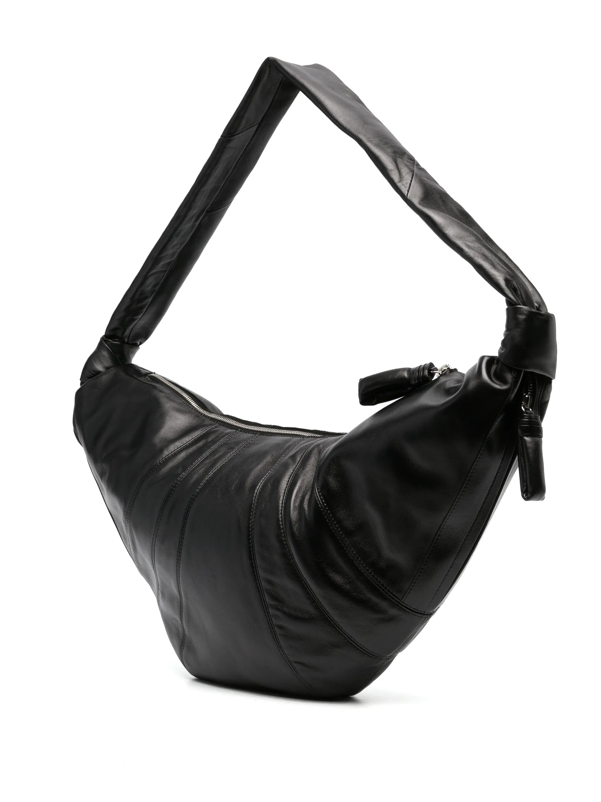 Lemaire Large Croissant Leather Shoulder Bag - 3