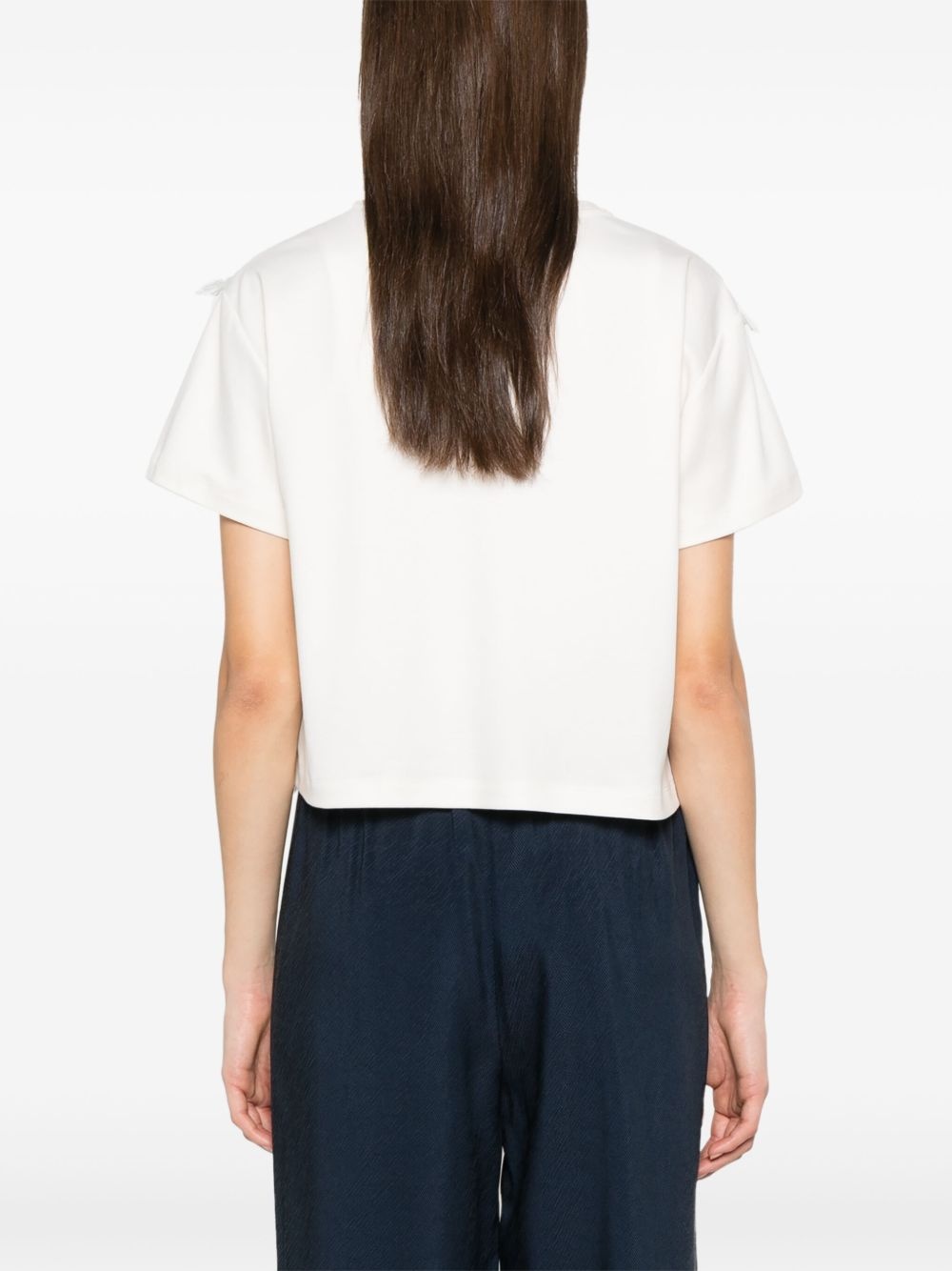 fringed T-shirt - 4