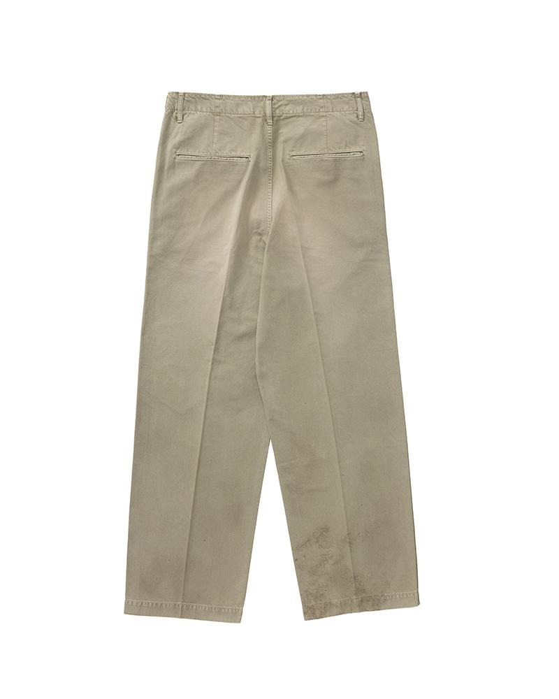 EX WIDE CHINO PANTS CRASH LT.GREEN - 2