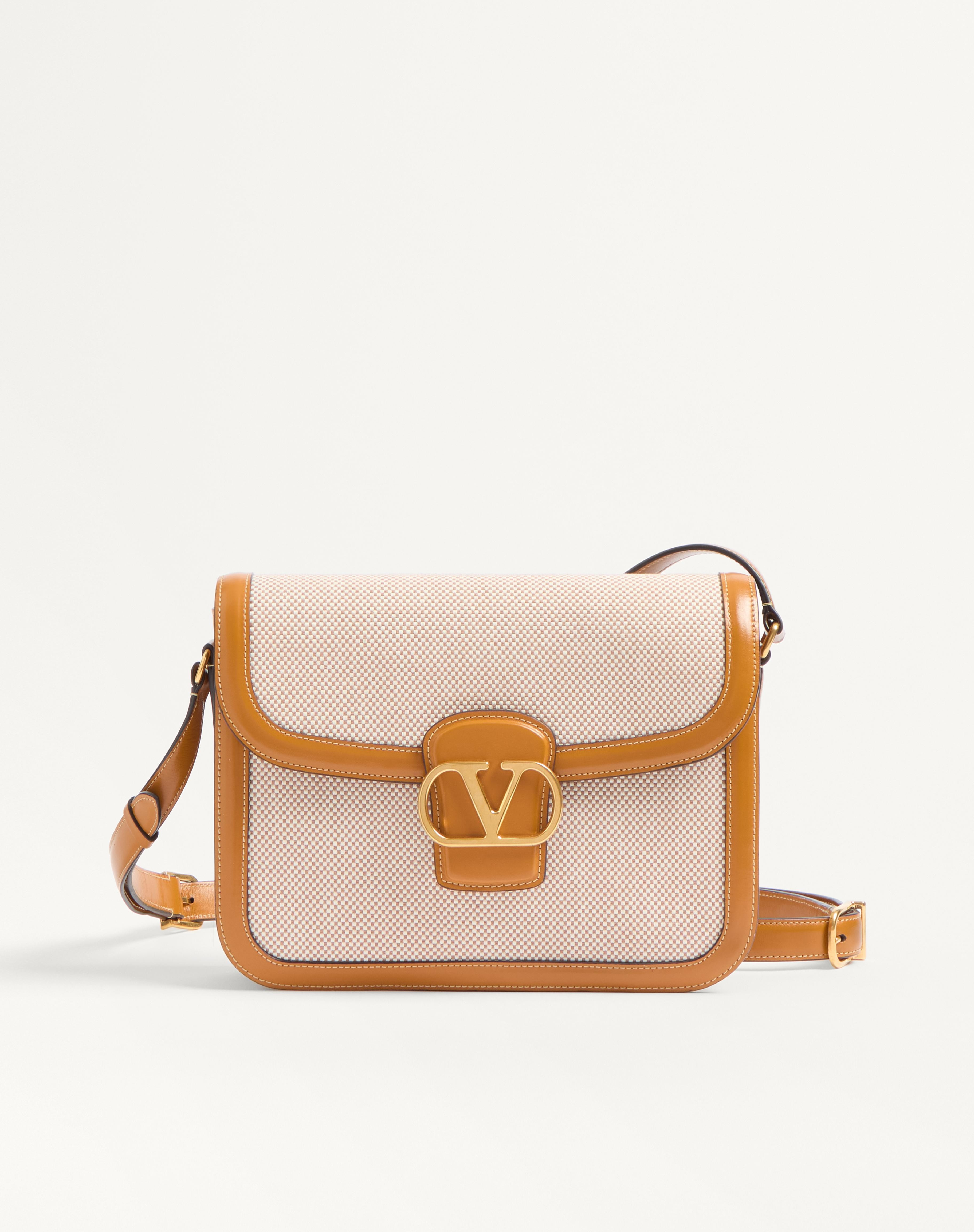 VALENTINO GARAVANI 9TO5 CANVAS SHOULDER BAG - 1