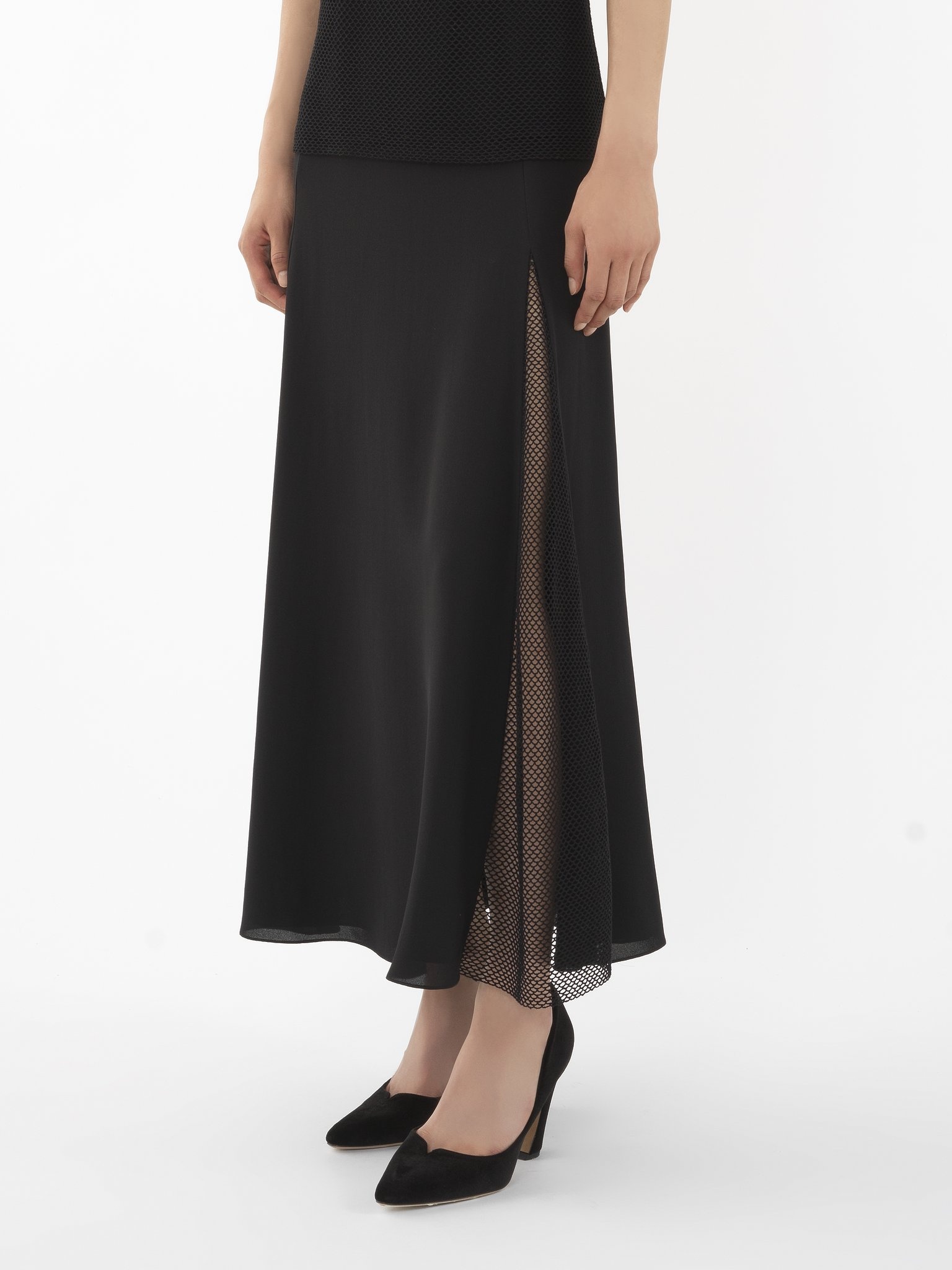 FLARED LONG SKIRT - 4