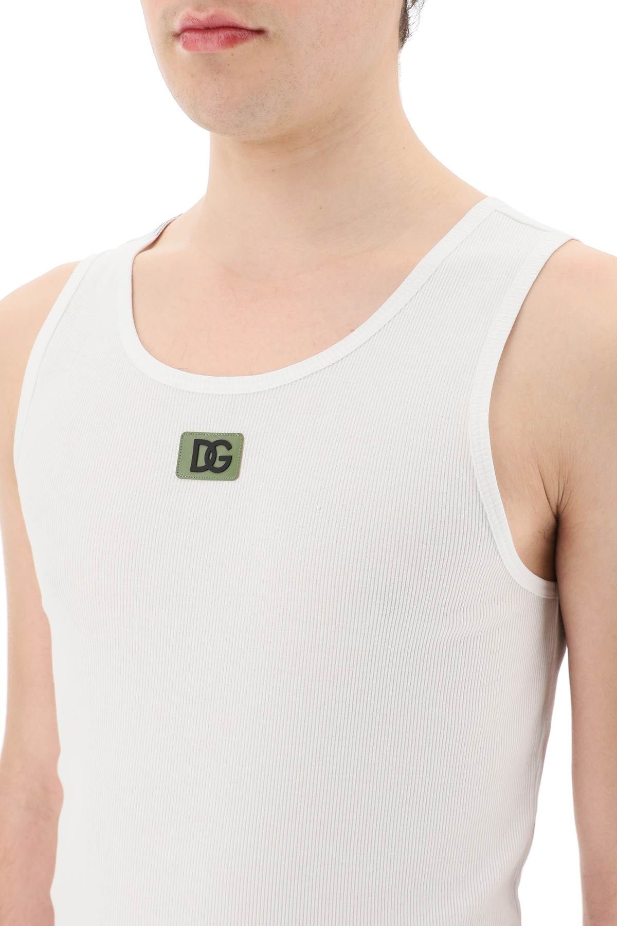 TANK TOP WITH LOGO PATCH - 5