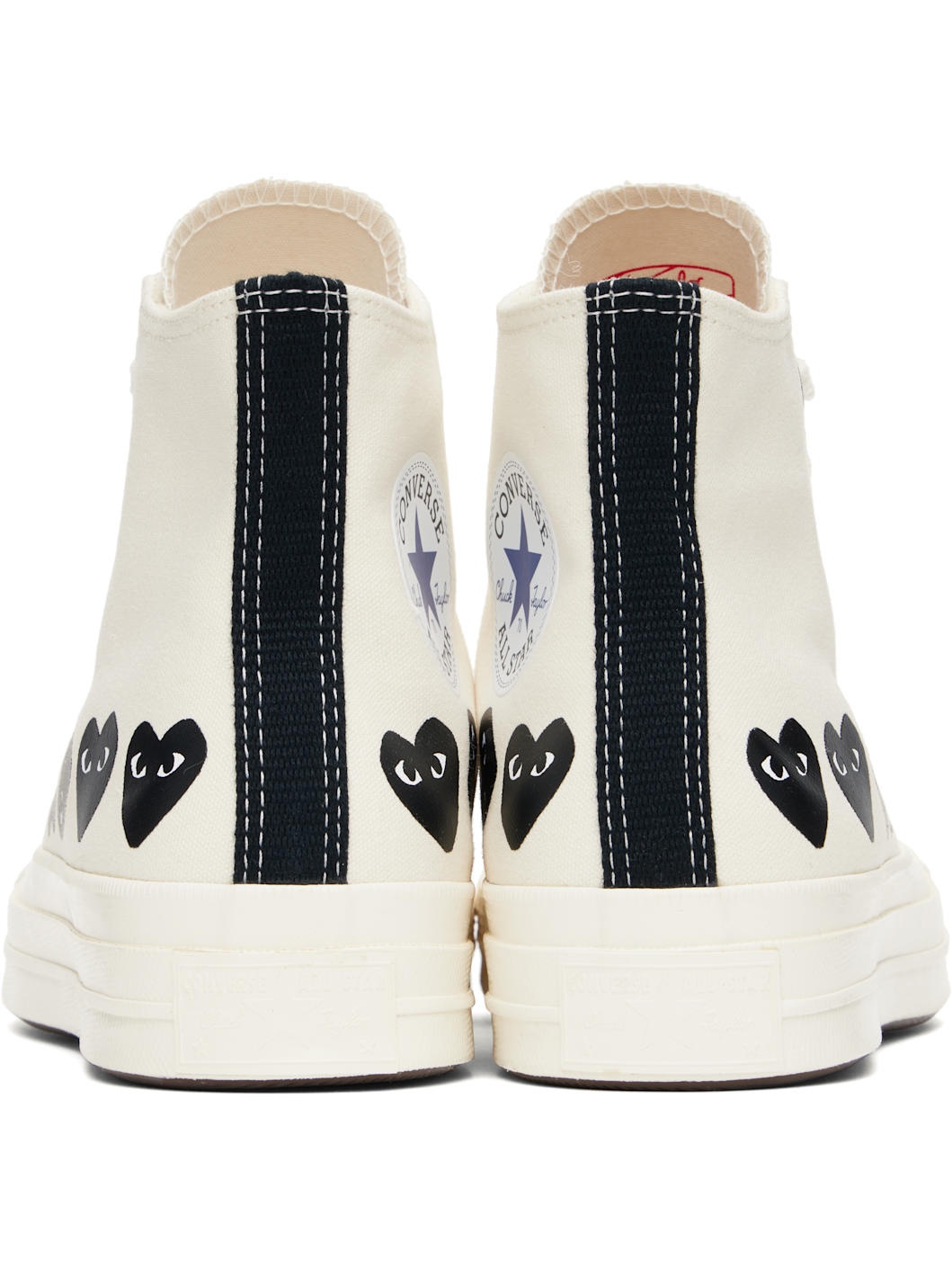Beige Converse Edition Chuck 70 Multi Heart Sneakers - 2