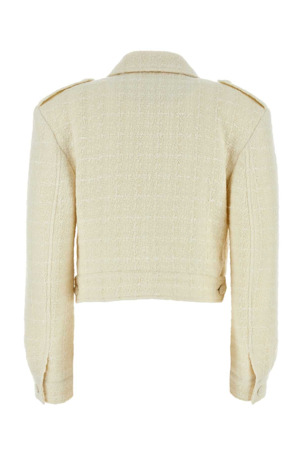 Givenchy Women Ivory Teed Blazer - 2