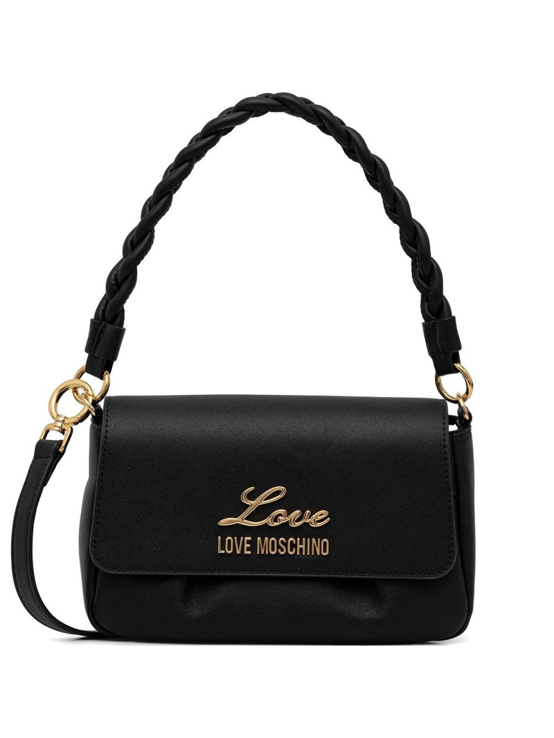 braided-handle logo-detail tote bag 1
