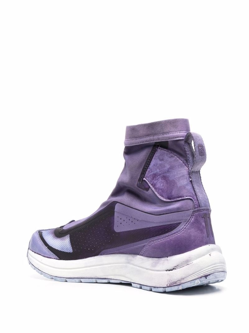 layered sock hi-top sneakers - 3