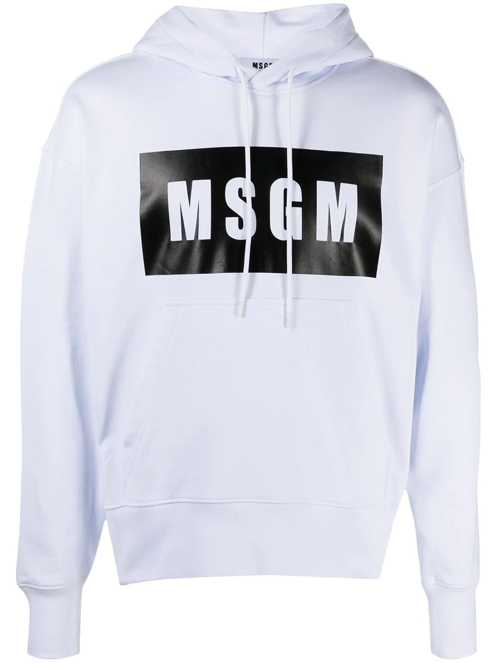 logo-print hoodie - 1