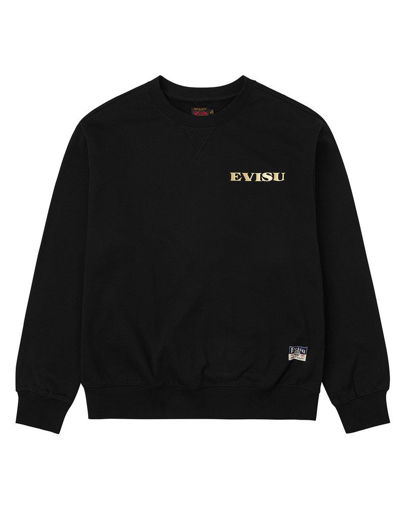 Seagull Brocade Appliqué Relax Fit Sweatshirt - 1