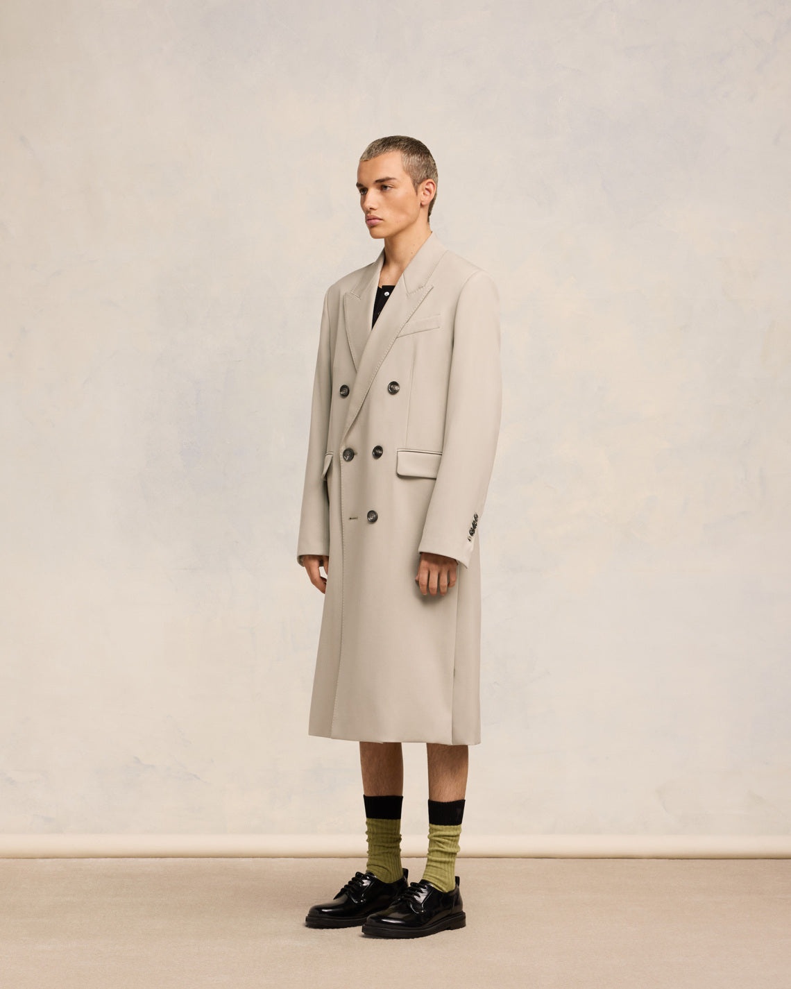 DOUBLE BREASTED COAT - 6