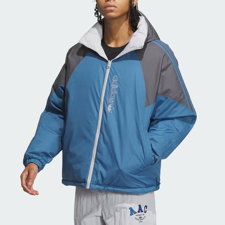 adidas Originals Reversible Down Jackets 'Blue White' IU4828 - 3